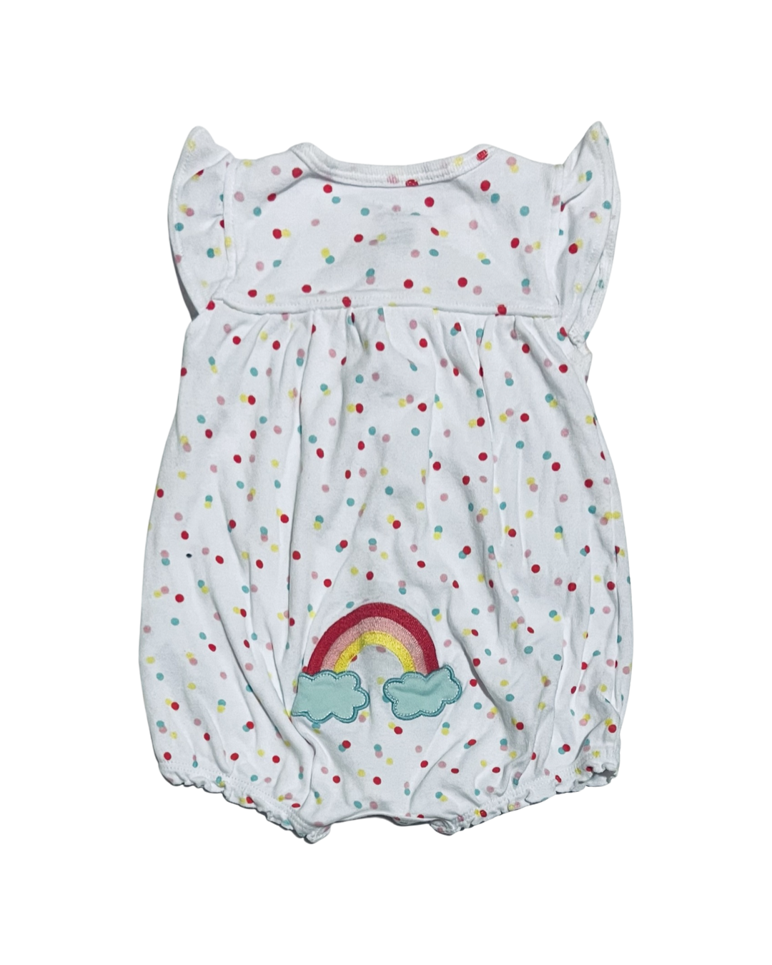 3M Baby Girl Carter’s Polka Dot Rainbow Bubble