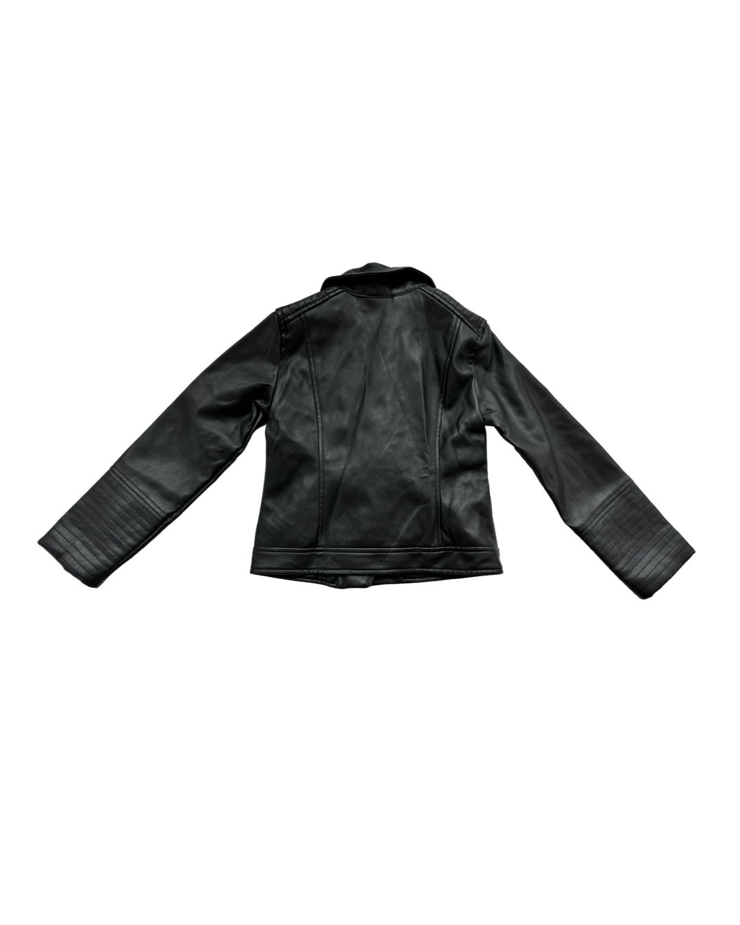 XS (4-5) Toddler Girl XS Black Faux Leather Art Class Motorcycle Jacket NWT