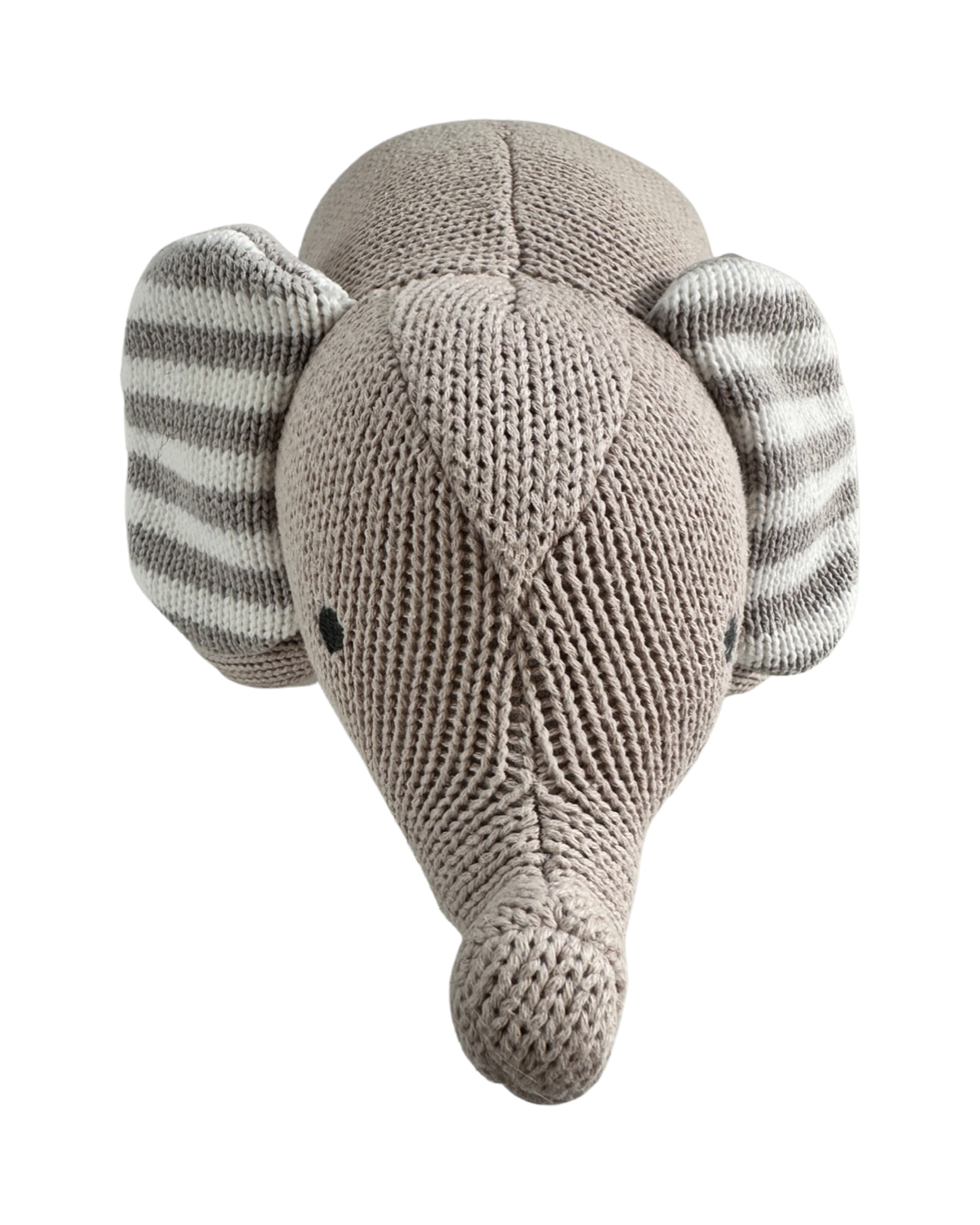 Knit Gray Lollipop Living Elephant Plush Toy