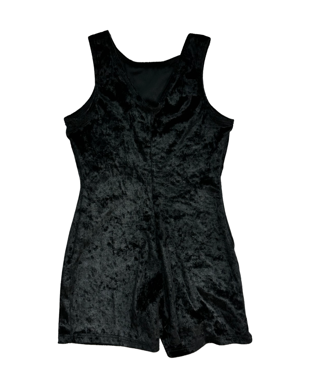 6X Girls / Youth Girl Size 7 Black Velvet Danskin Gymnastic Unitard