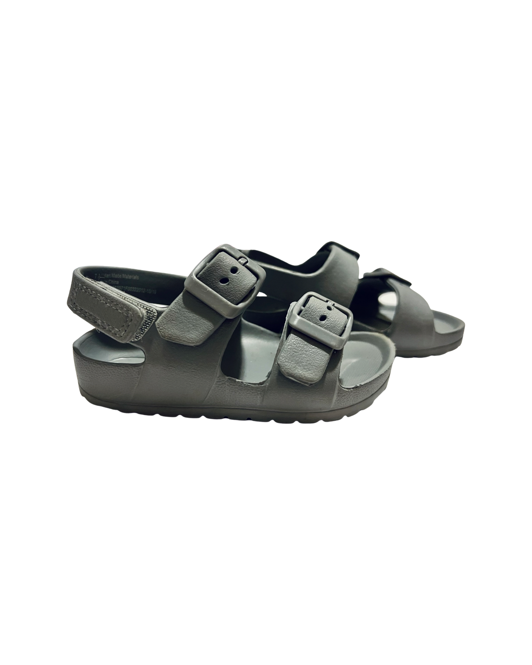 7C Toddler Boy Gray Rubber Cat & Jack Water Sandals