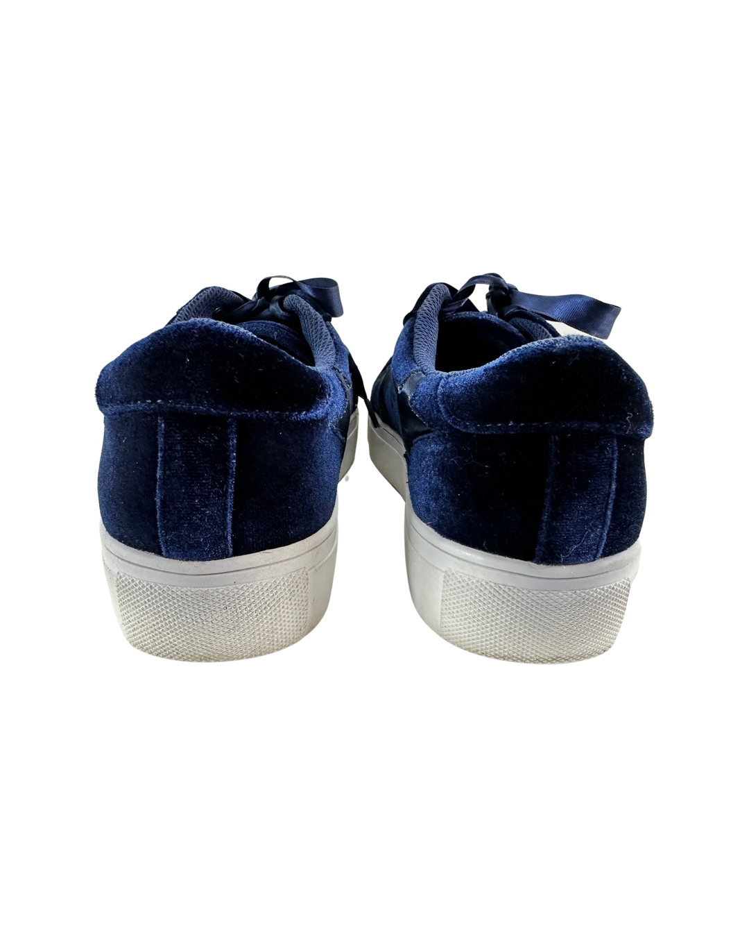 Women’s Size 10 Madden Girl Navy Velvet Starstruck Fashion Sneakers Shoes