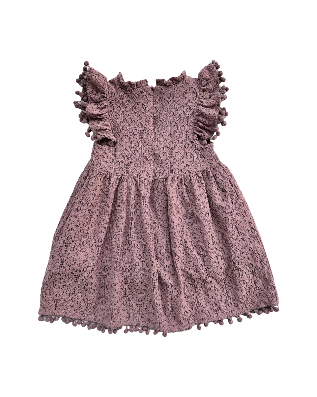4T Toddler Girl Purple Lace Boutique Dress