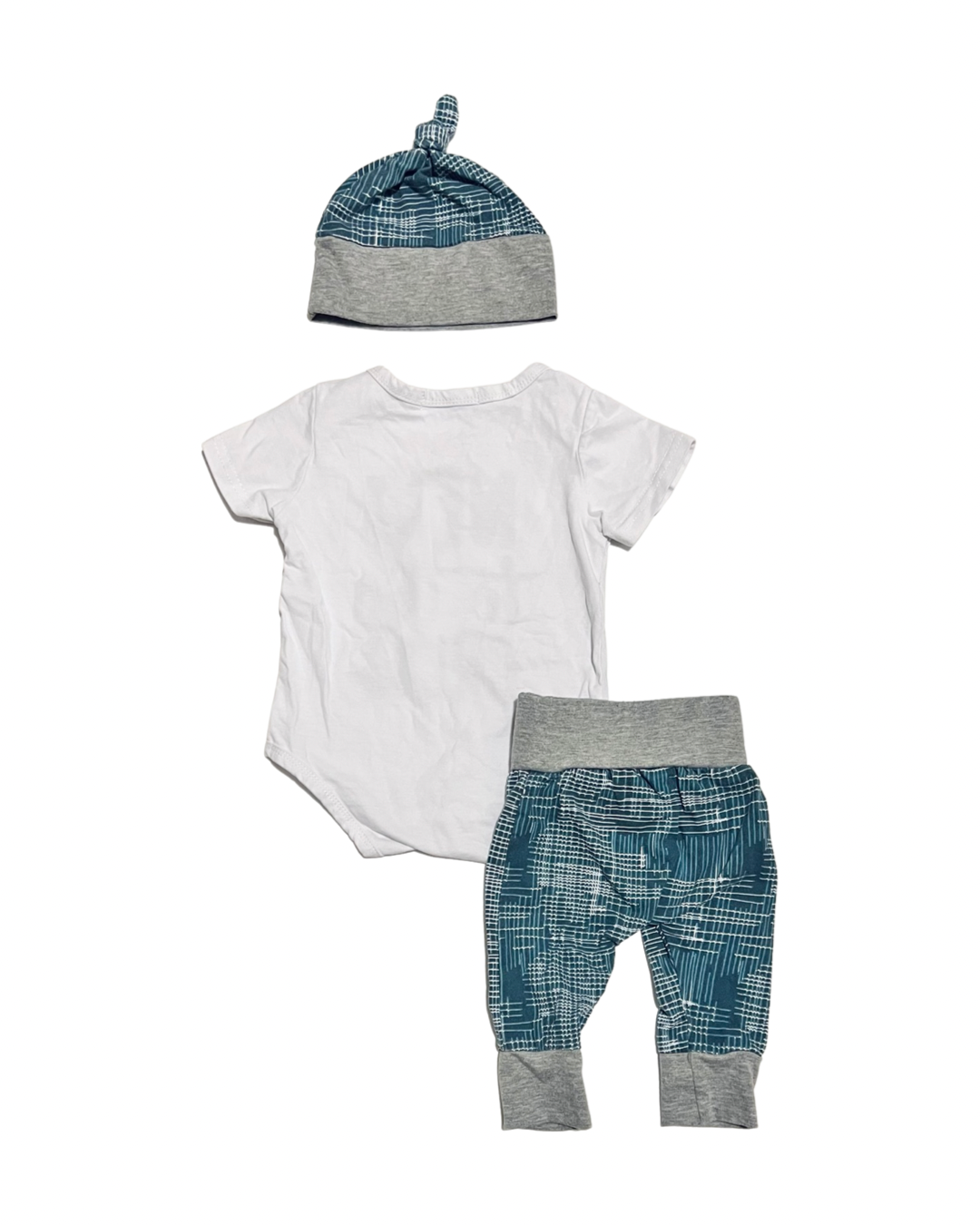 0-3M Baby Boy New To The Crew 3PC Set