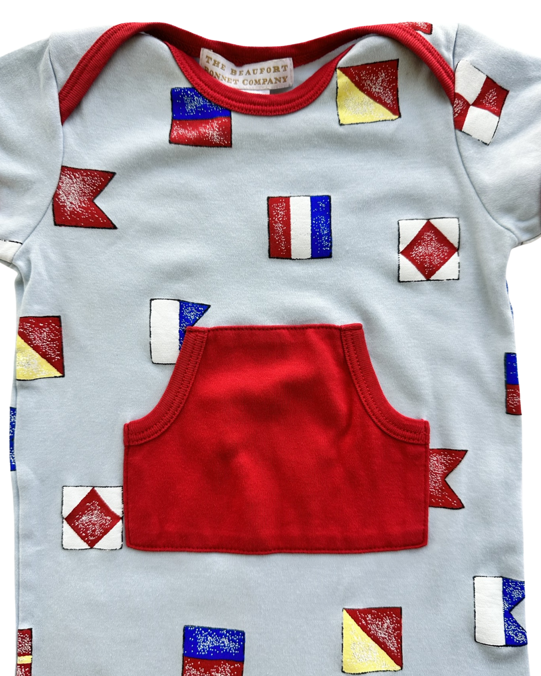 12M-18M Baby Boy The Beaufort Bonnet Company TBBC Flags Romper