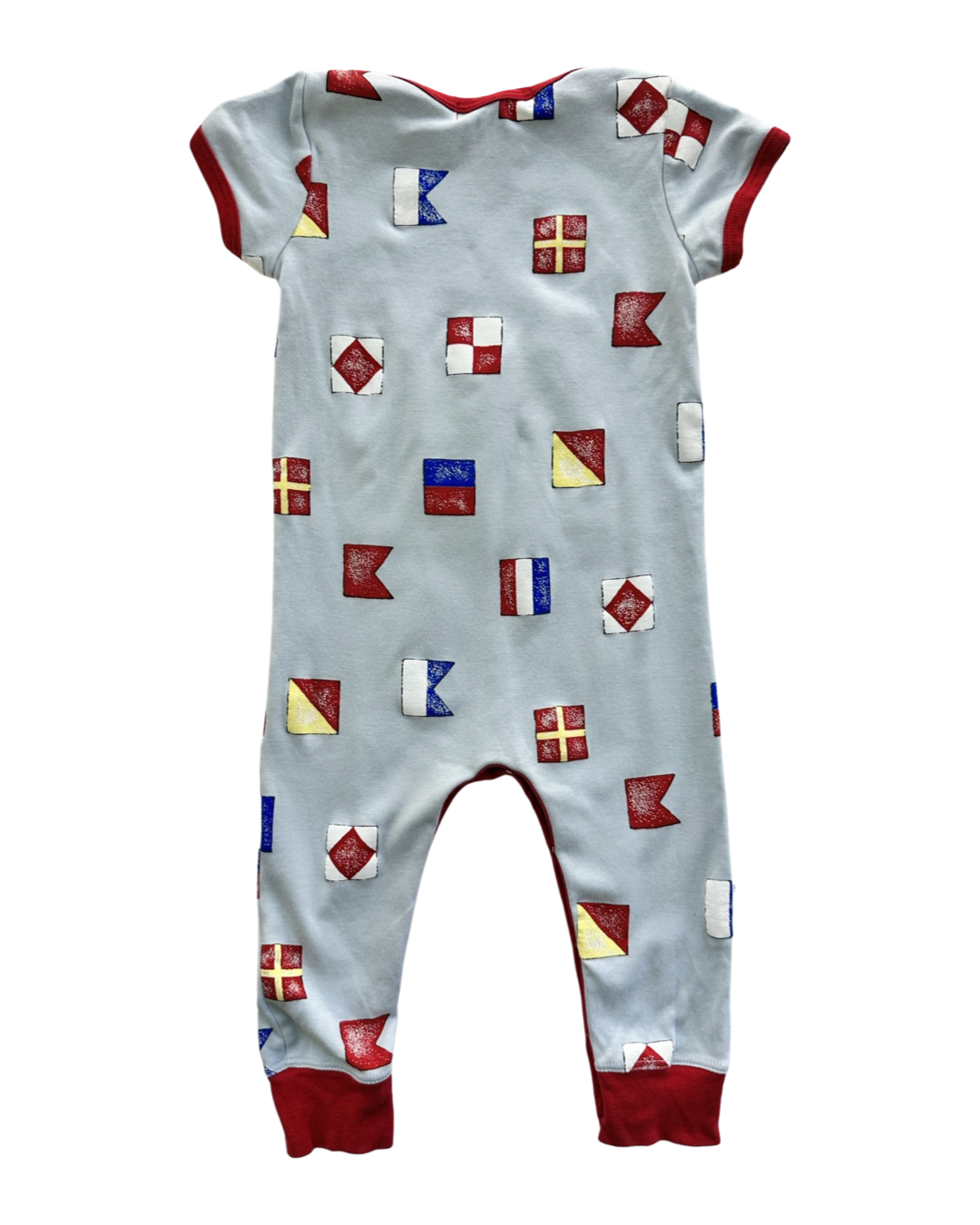 12M-18M Baby Boy The Beaufort Bonnet Company TBBC Flags Romper