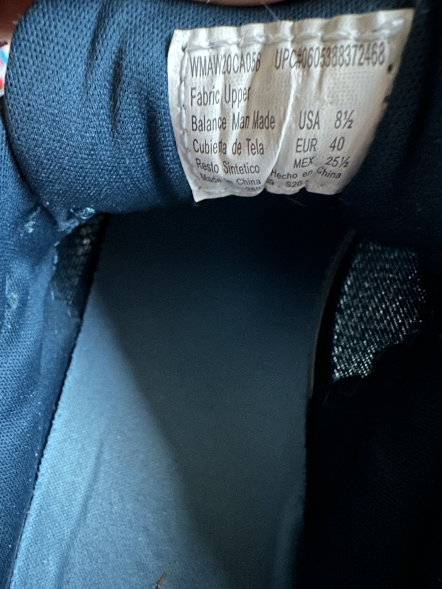 Women’s Size 8.5 Teal Speckled Athletic Works Tennis Shoe