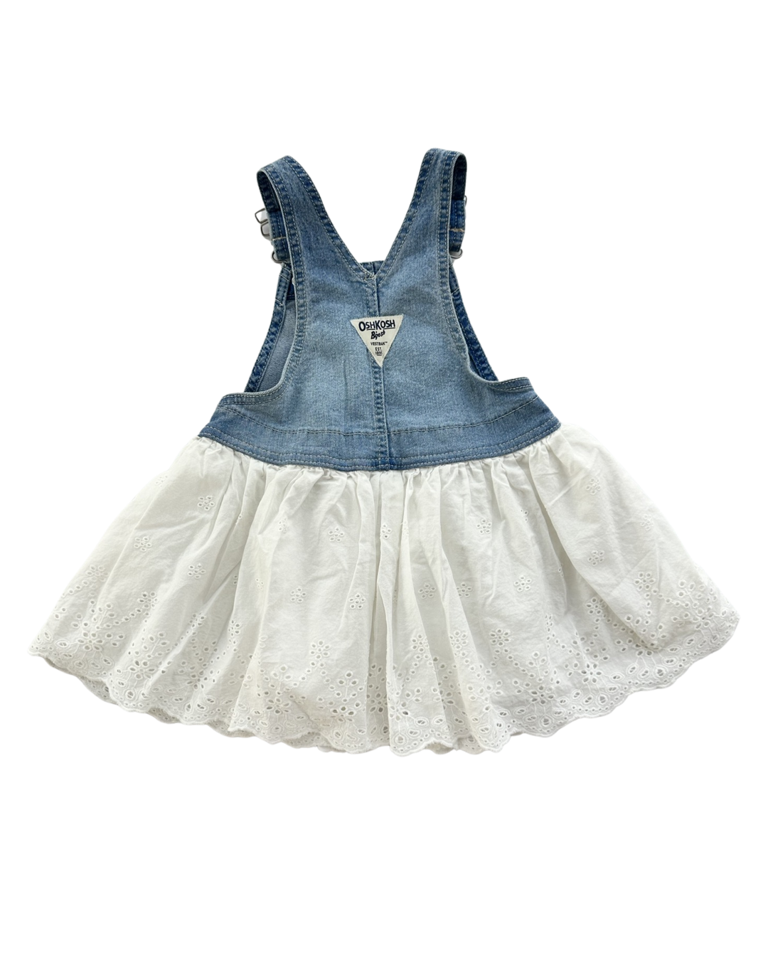 24M Baby Girl OshKosh B’Gosh Jean Overall Dress
