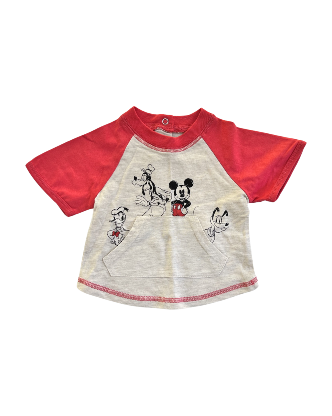 0-3M Baby Boy DISNEY Mickey Mouse Shirt, Onesie & Shorts