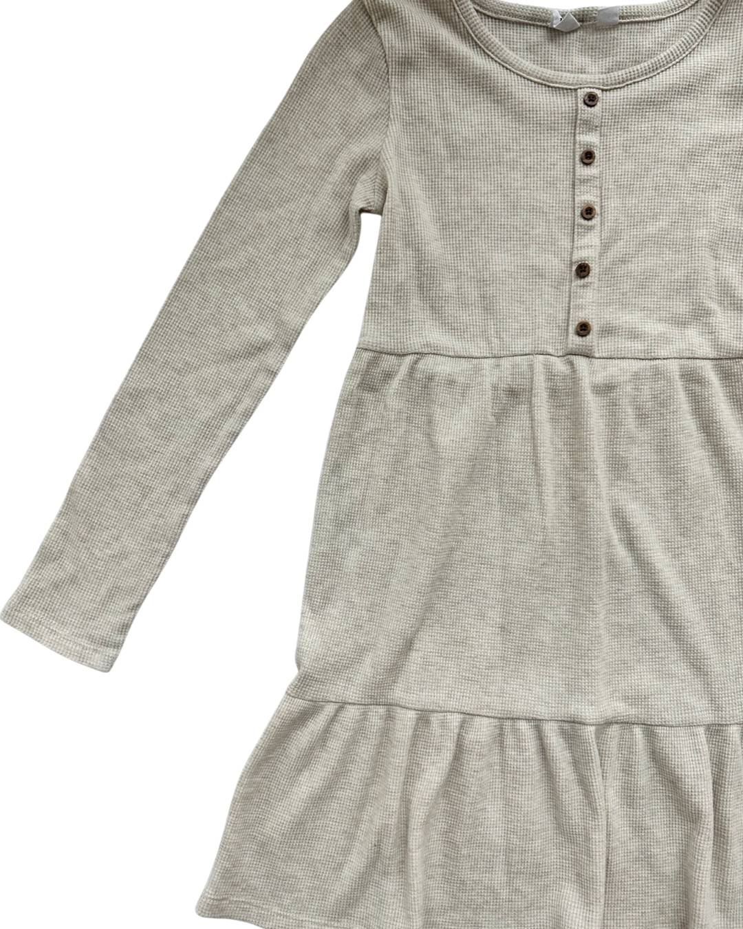 Girls L Size 10/12 Old Navy Waffle Knit Long Sleeve Dress