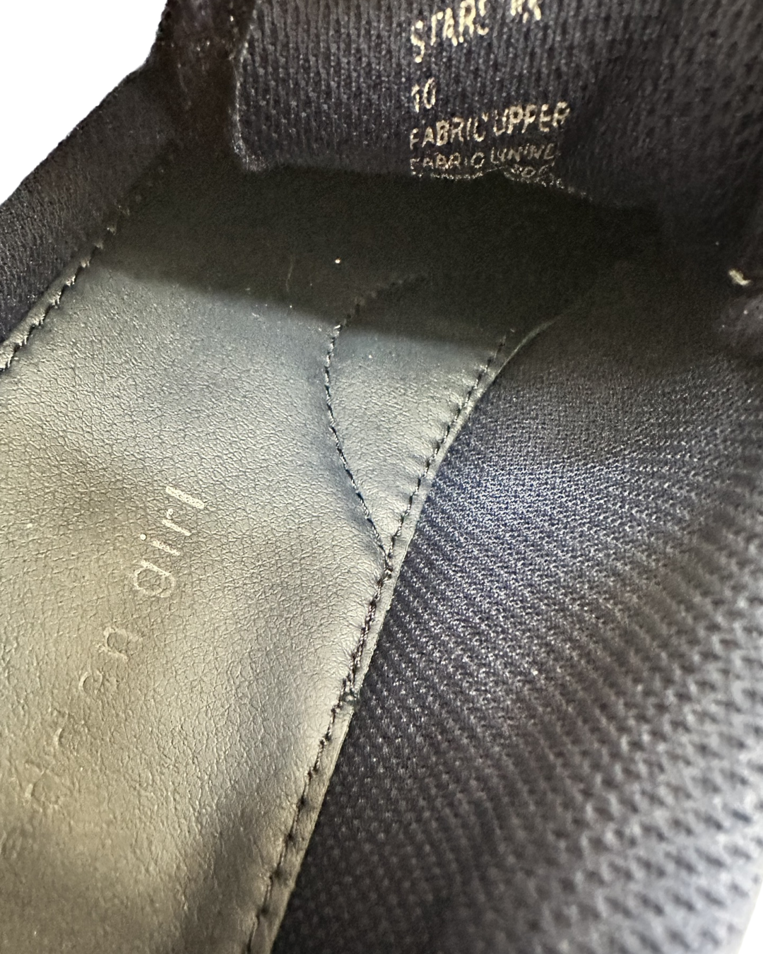 Women’s Size 10 Madden Girl Navy Velvet Starstruck Fashion Sneakers Shoes