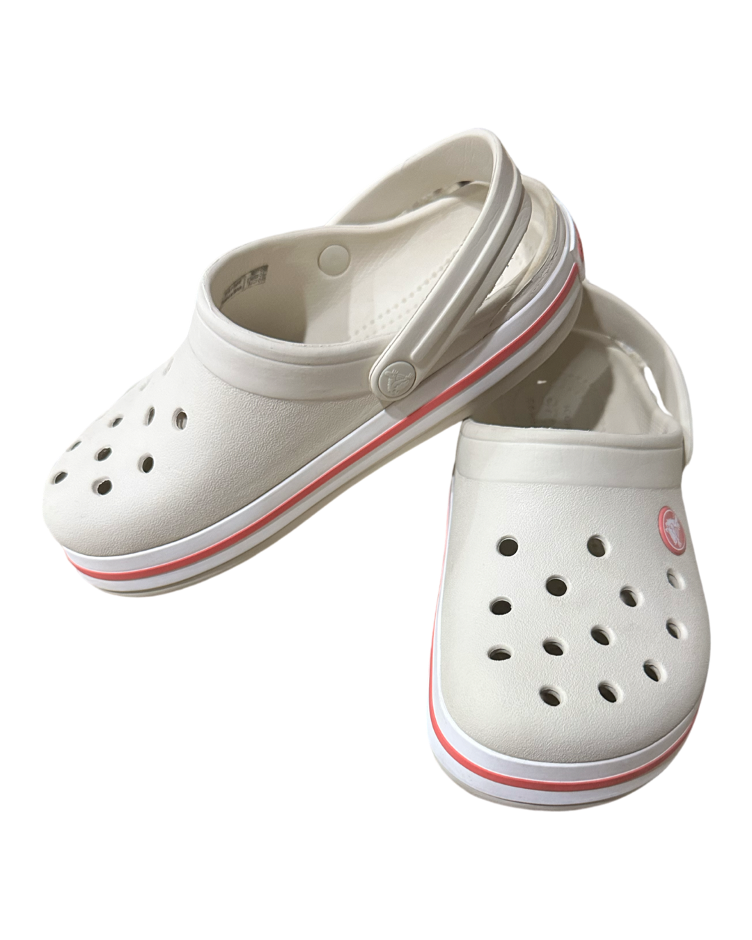 13C Toddler Girl Neutral Crème Classic Crocs