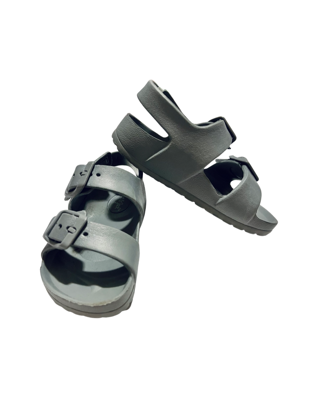 7C Toddler Boy Gray Rubber Cat & Jack Water Sandals