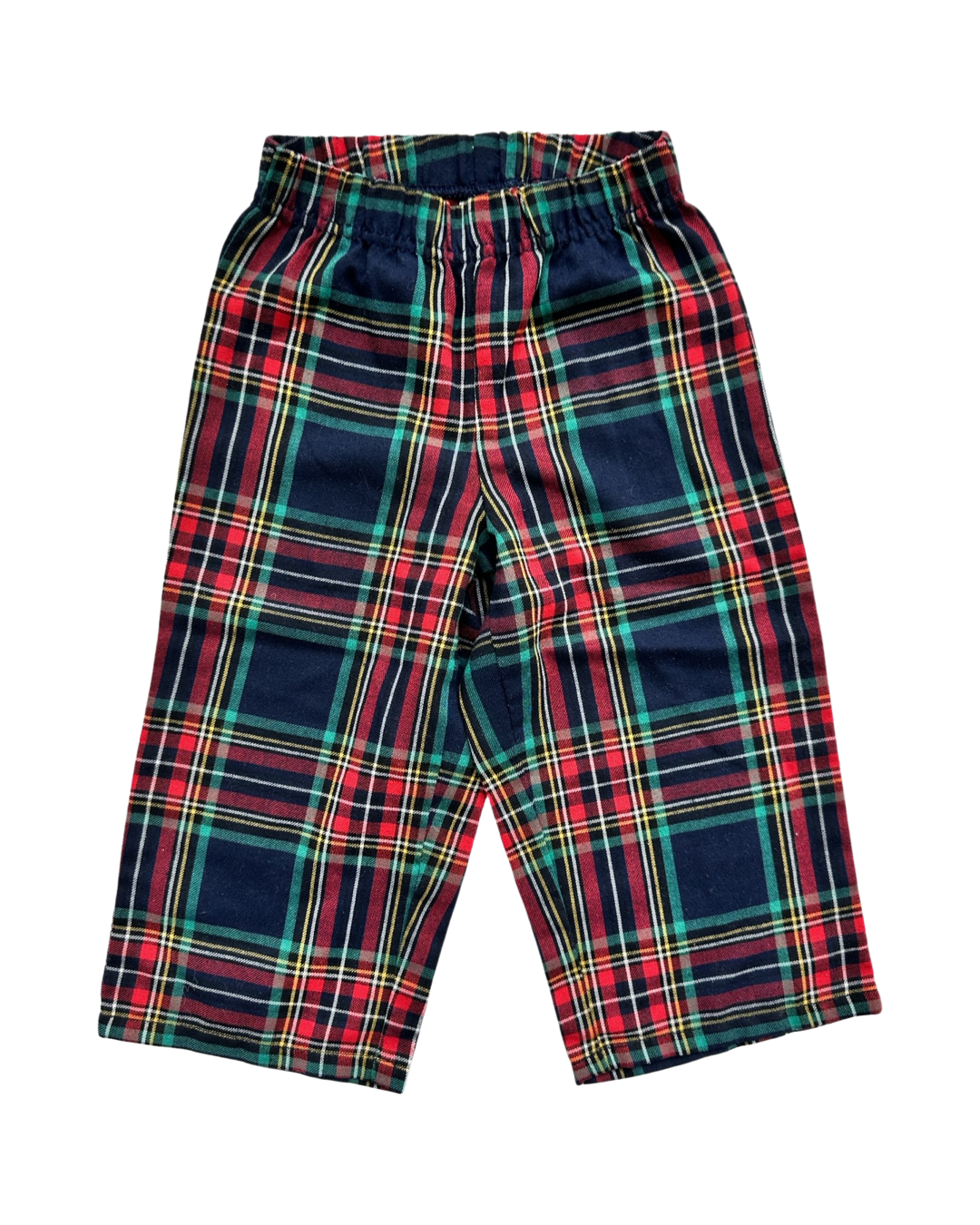 18M-24M Baby Boy Old Navy Christmas Plaid Flannel PJs