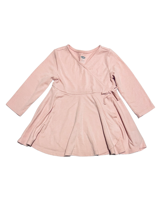 12M-18M Baby Girl Old Navy Pink Ballerina Style Faux Wrap Dress