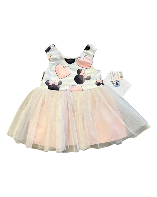 2T Toddler Girl Pink Pippa & Julie DISNEY Minnie Mouse Tutu Dress