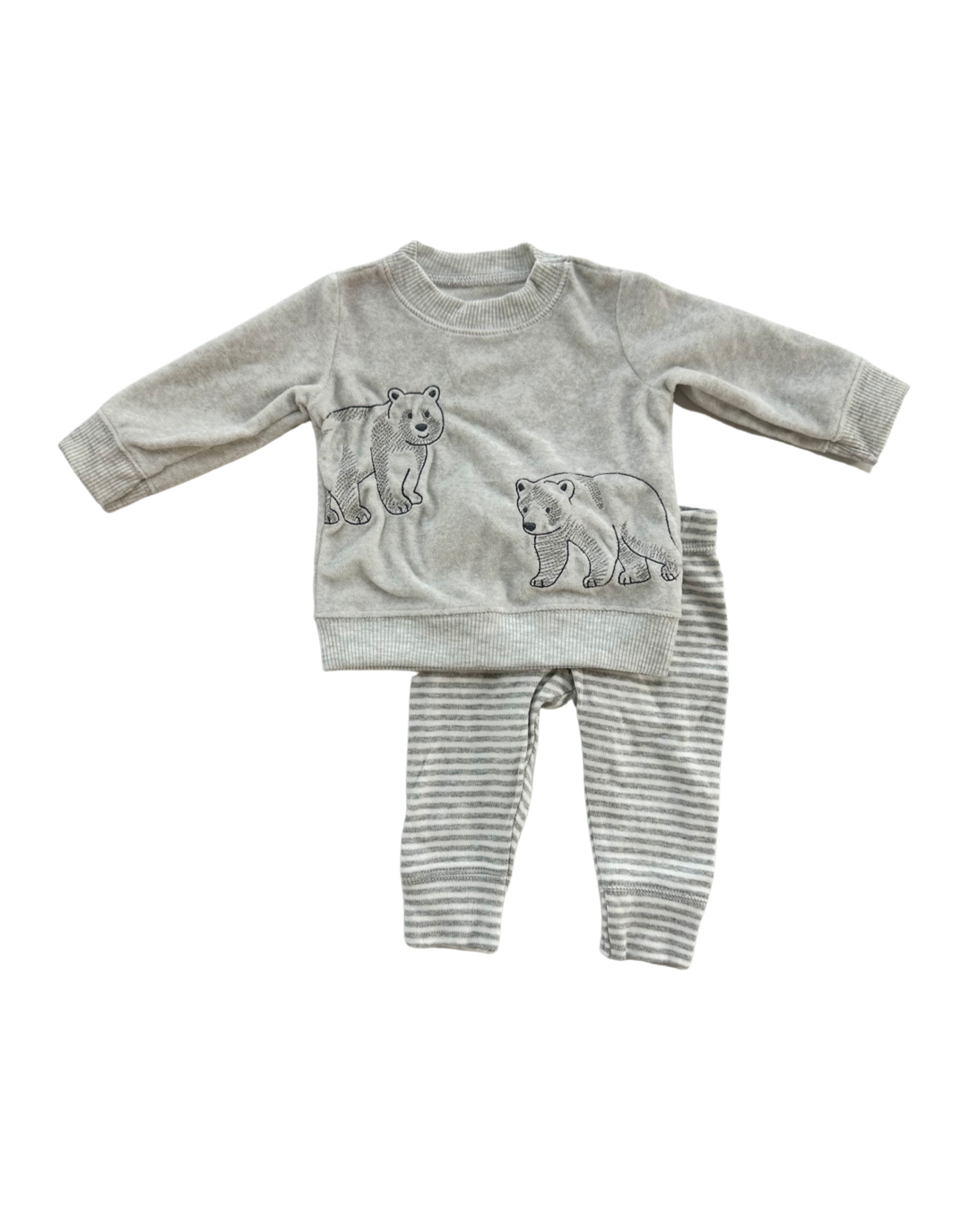 3M Baby Boy Carters Polar Bear Sweatshirt & Pants Set