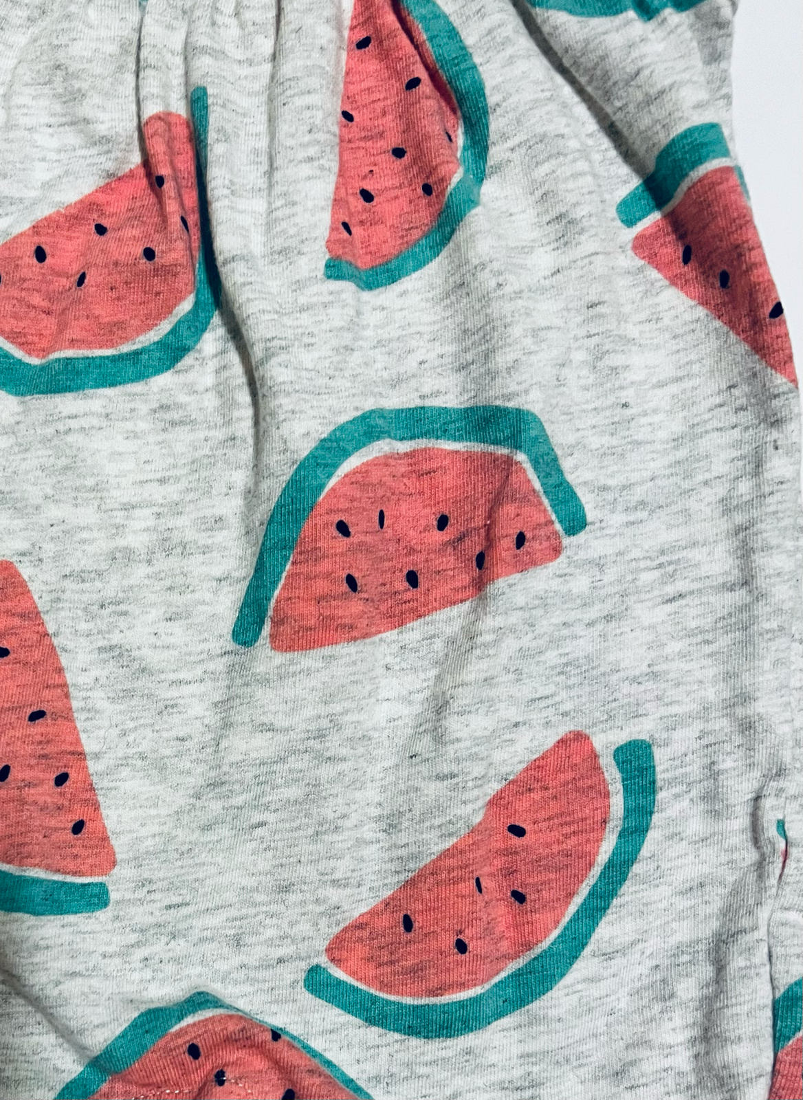 3M Baby Girl Carters Watermelon Tank Romper
