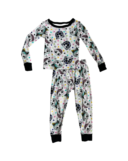 4T Toddler Girl LOL Long Sleeve PJs