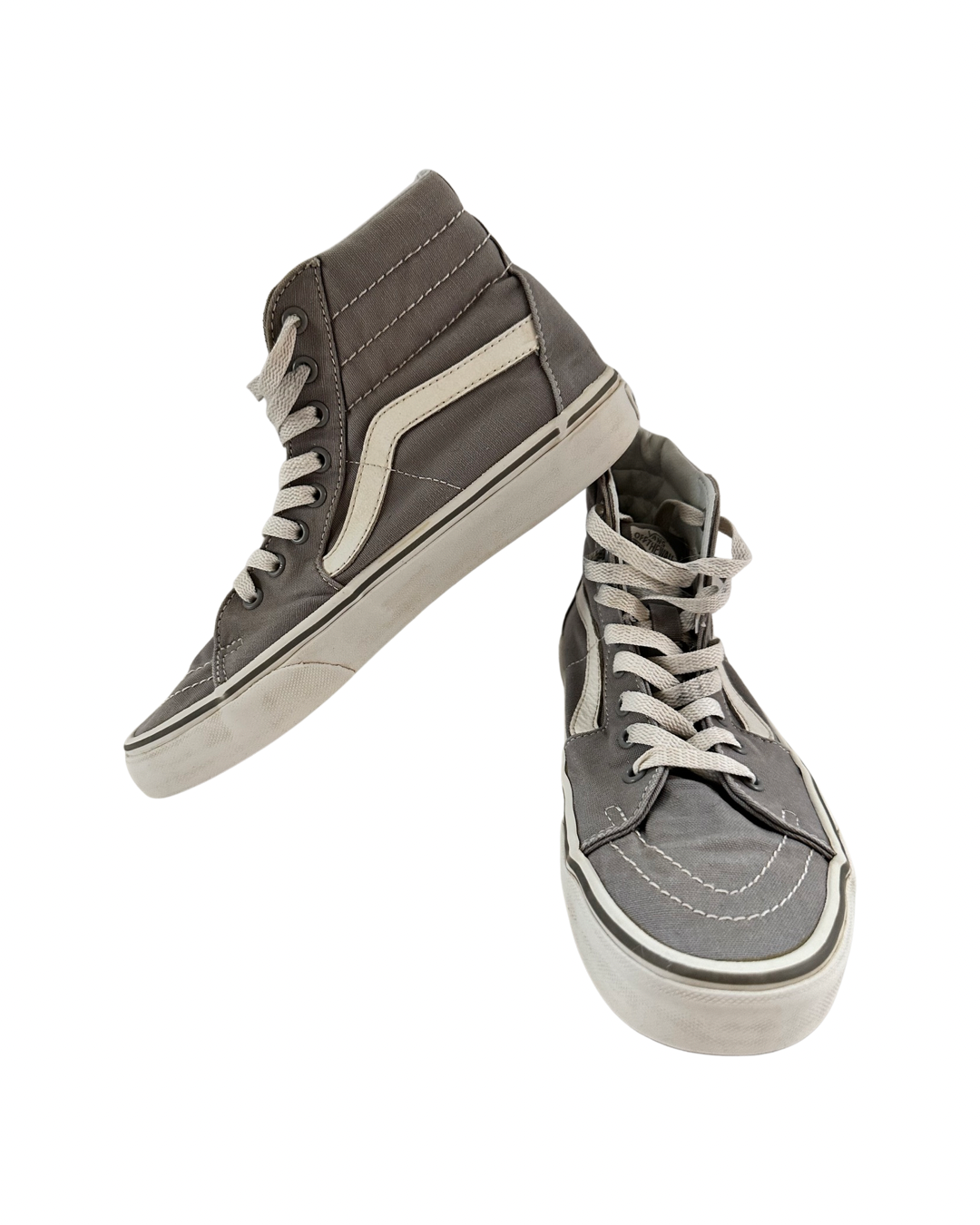 Men’s size 7.5 / Women’s Size 9 Gray Old Skool Hi Top Canvas Vans