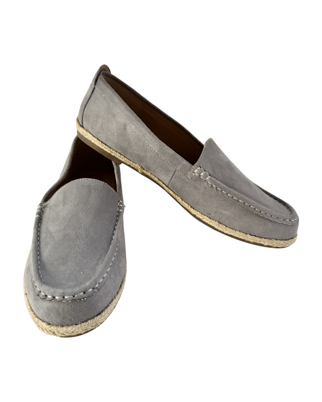 Women’s Size 9.5 Bluish Grey Journee Collection Baile Espadrille Loafer Shoes
