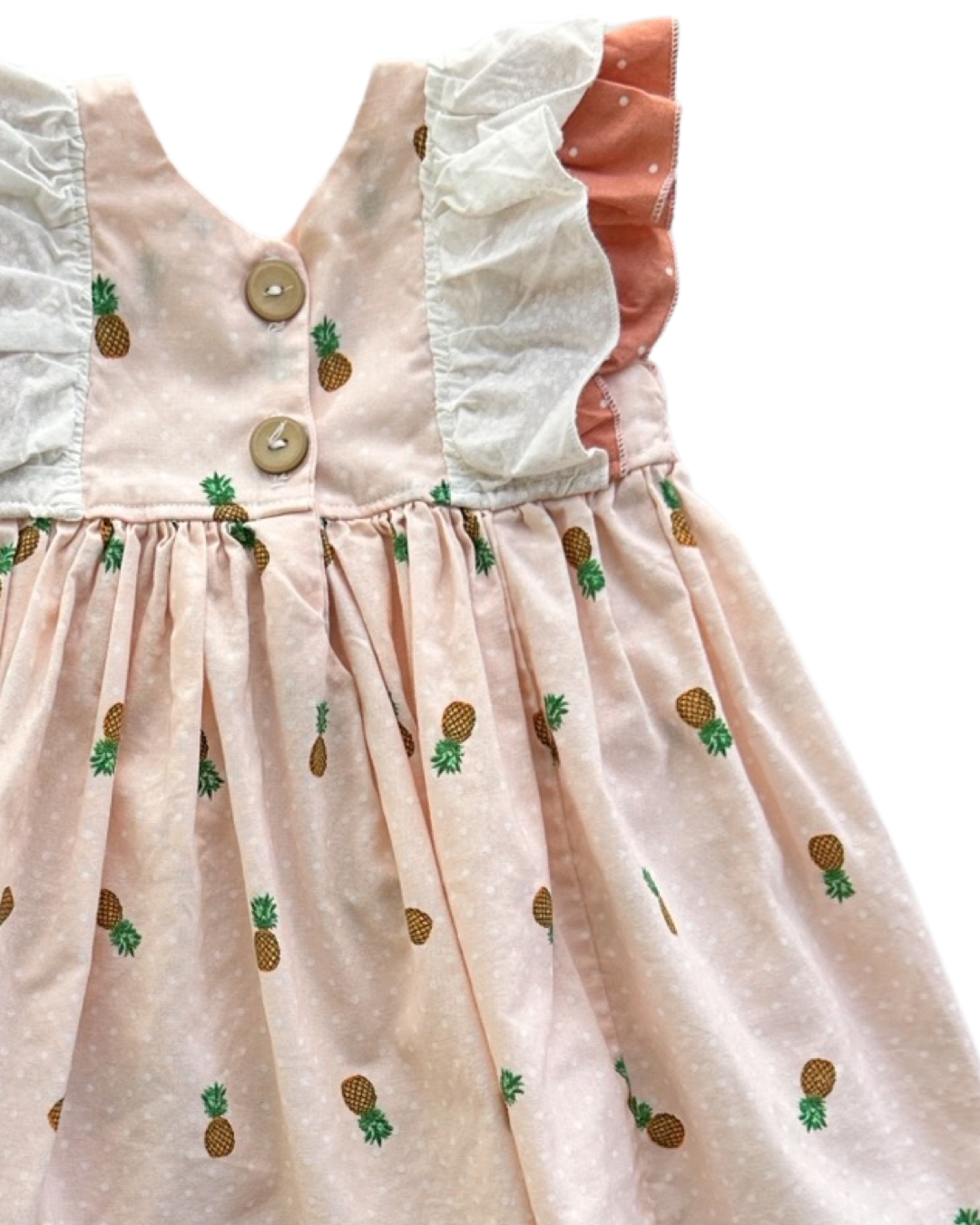 12M-18M Baby Girl Pink Pineapple Boutque Dress