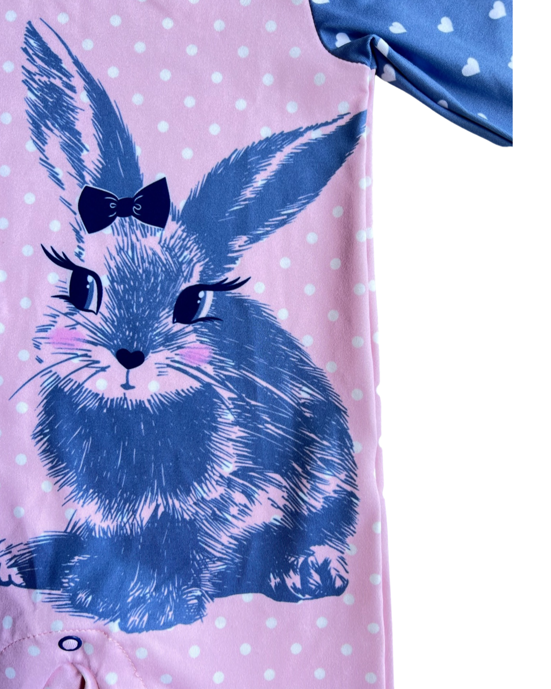 6M Baby Girl Penelope Plumm Pink Bunny Romper
