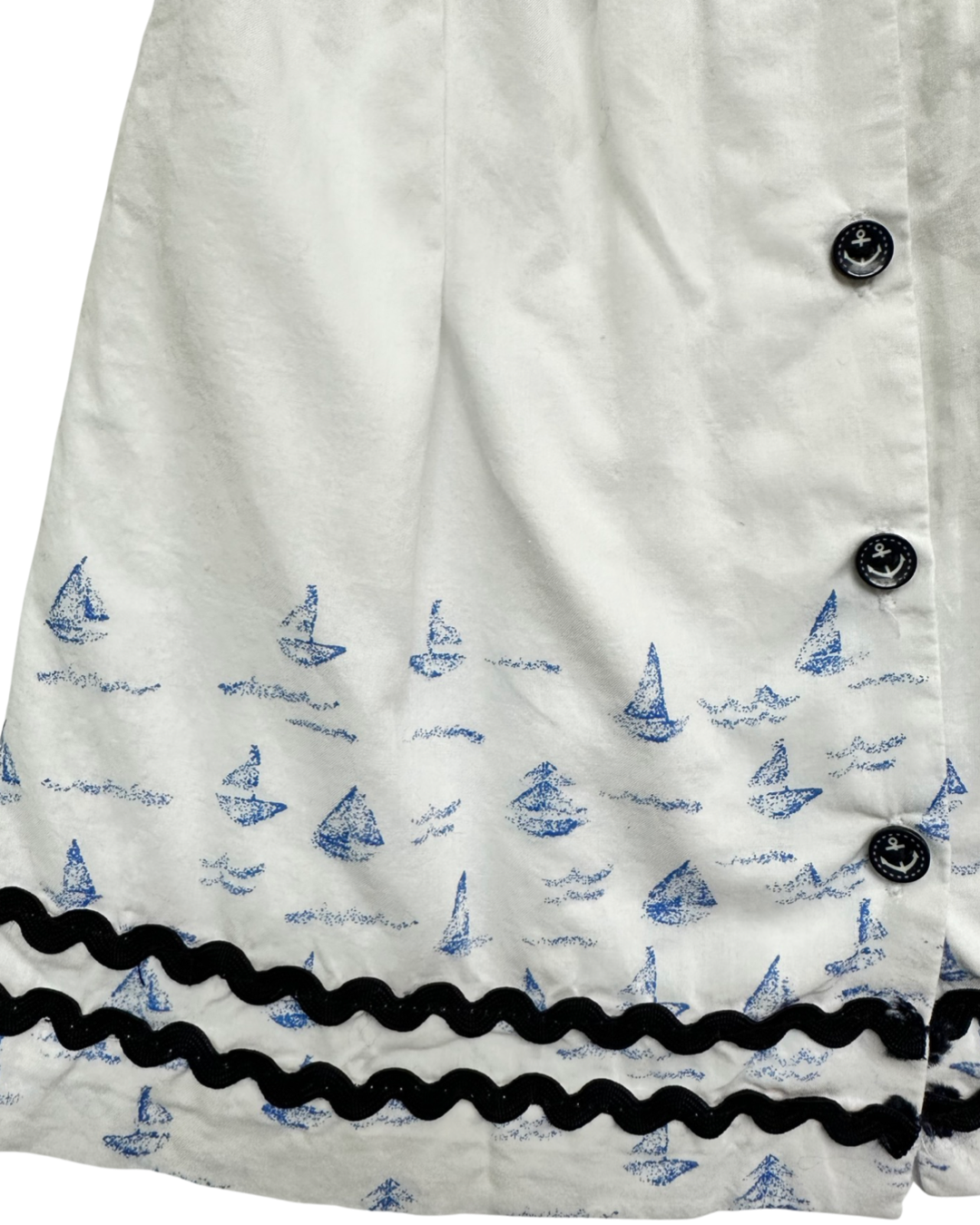 3-6M Baby Girl Dylan & Abby Blue / White Sailboat Dress