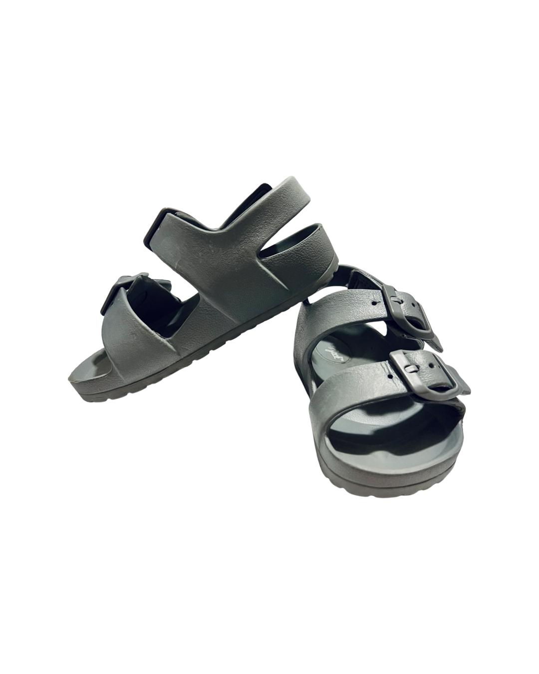7C Toddler Boy Gray Rubber Cat & Jack Water Sandals