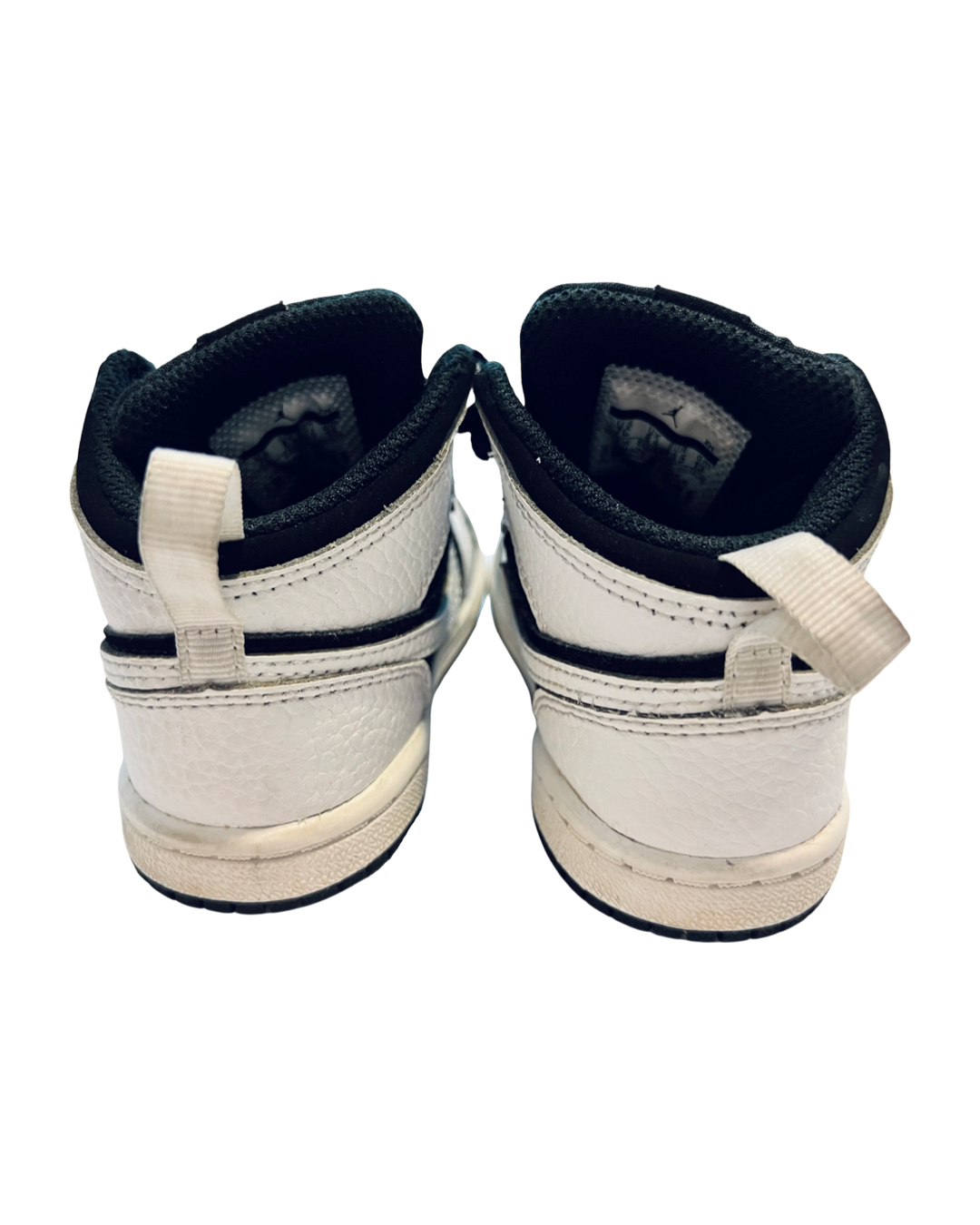 7C Toddler Boy White / Black Nike Air Jordan Sneakers Shoes