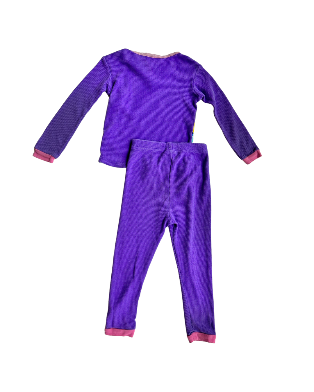 4T Toddler Girl Purple Disney Nemo / Dorie Waffle Knit Pjs