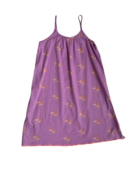 Youth Girls Size 11/12 Tween Pink Chicken Purple Pink Flamingo Sun Dress
