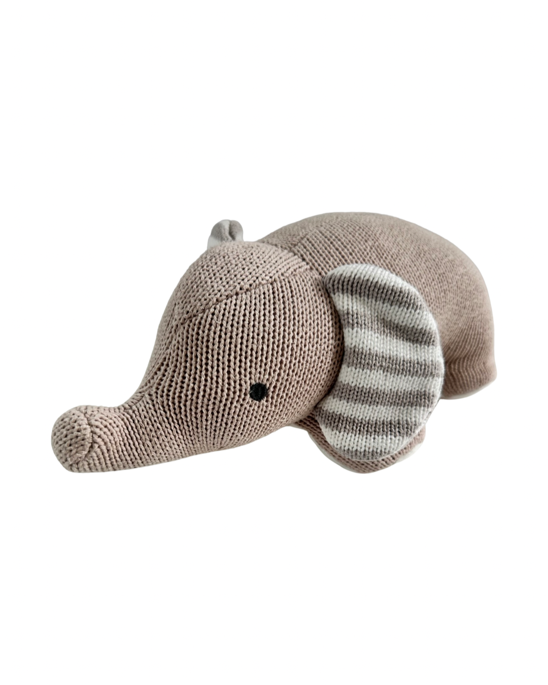 Knit Gray Lollipop Living Elephant Plush Toy
