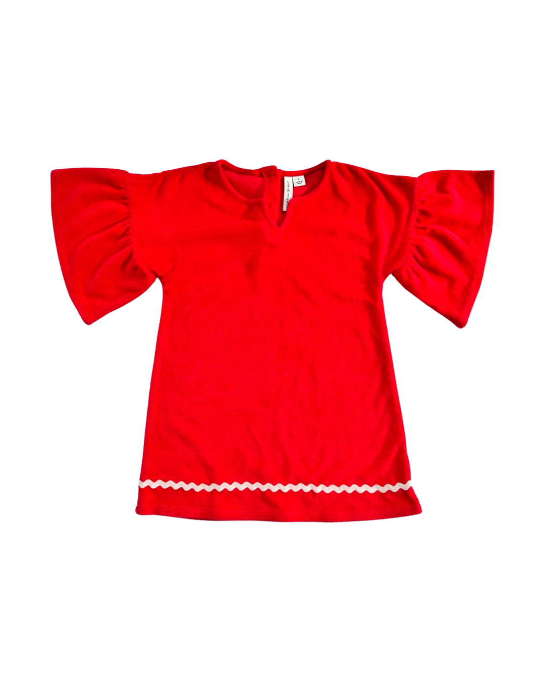 3T Toddler Girl Janie & Jack Red Terry Swim Coverup
