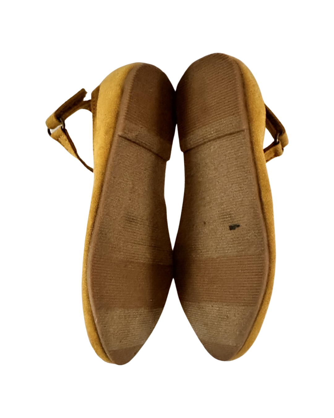 7C Toddler Girl Marigold Mustard Yellow Old Navy Flats Shoes