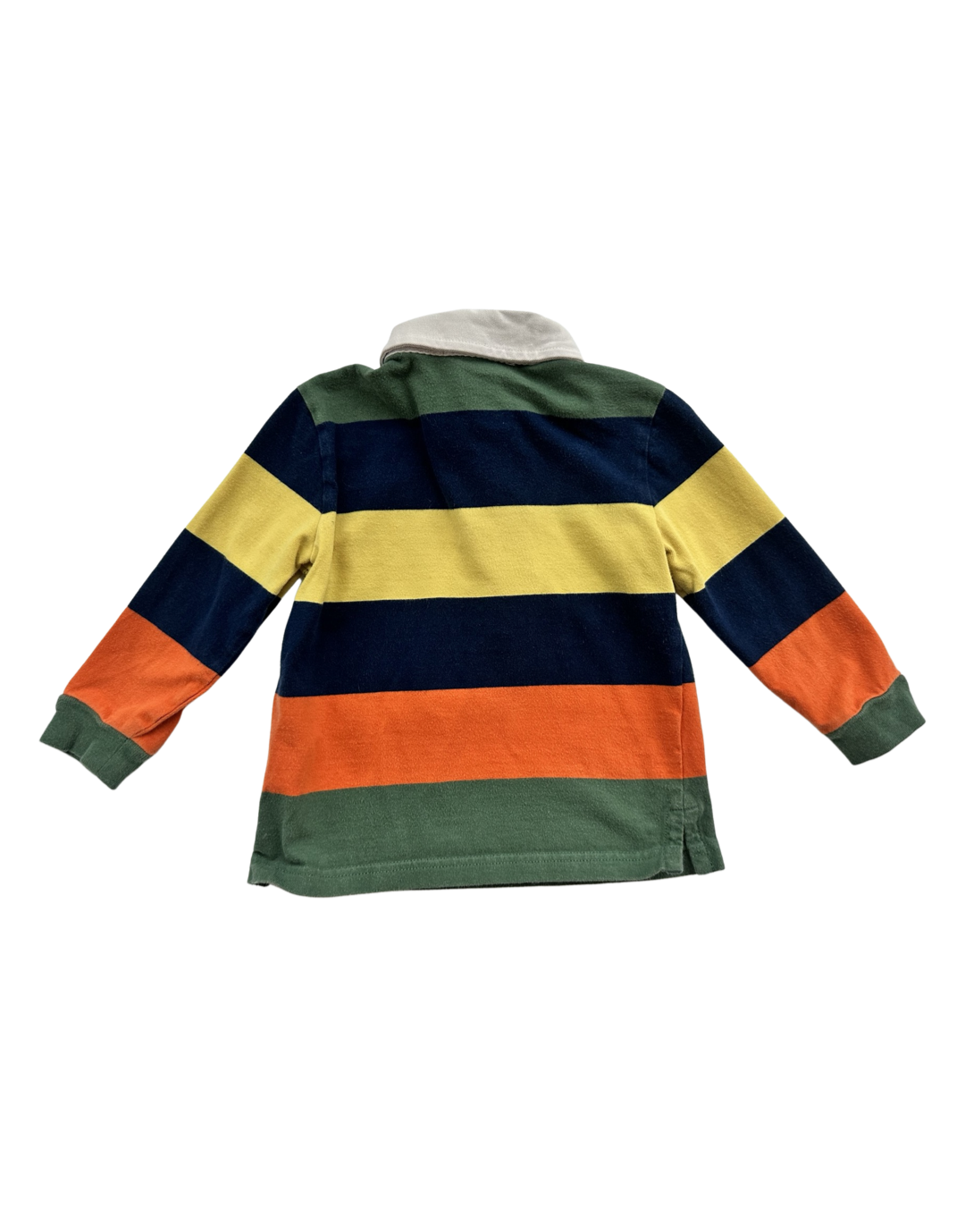 24M Baby Boy Ralph Lauren Striped Rugby Long Sleeve Shirt