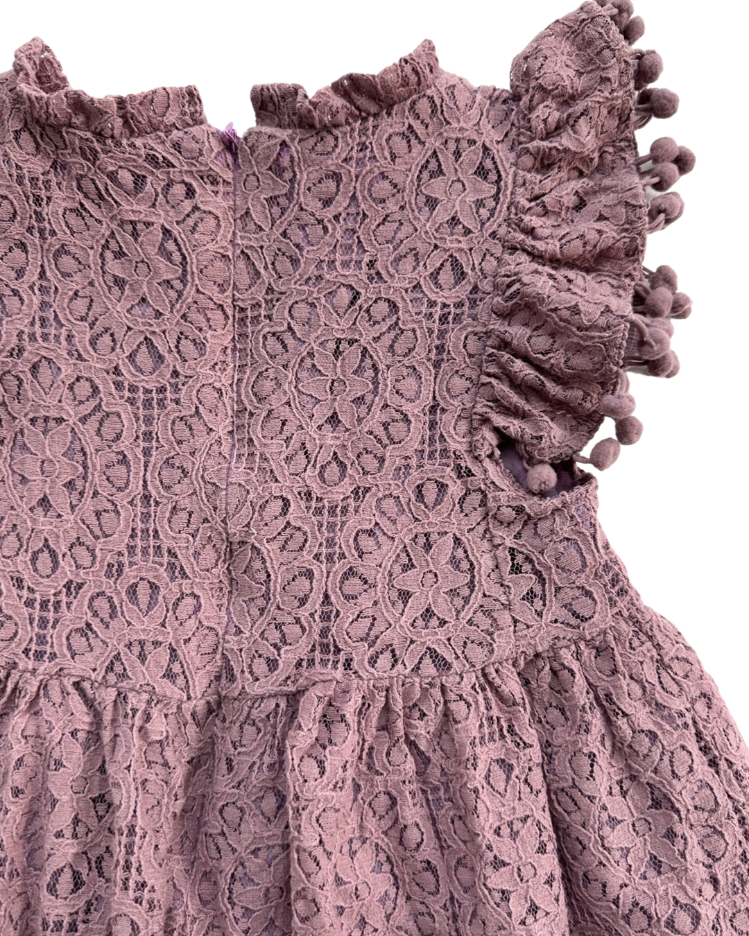 4T Toddler Girl Purple Lace Boutique Dress