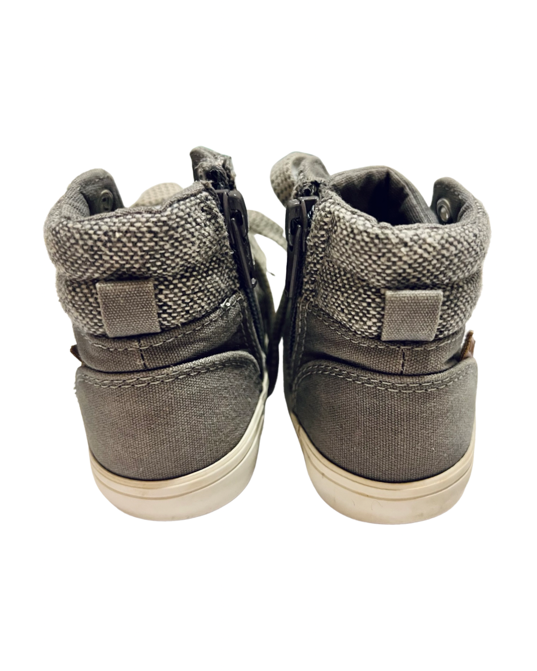 7C Toddler Boy Gray Old Navy Hi Top Shoes