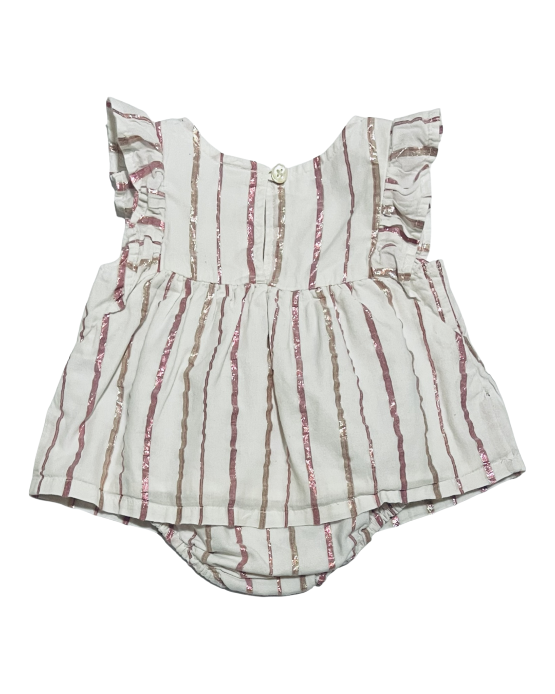 6-12M Baby Girl Old Navy Dress Set Top w/ Bloomers