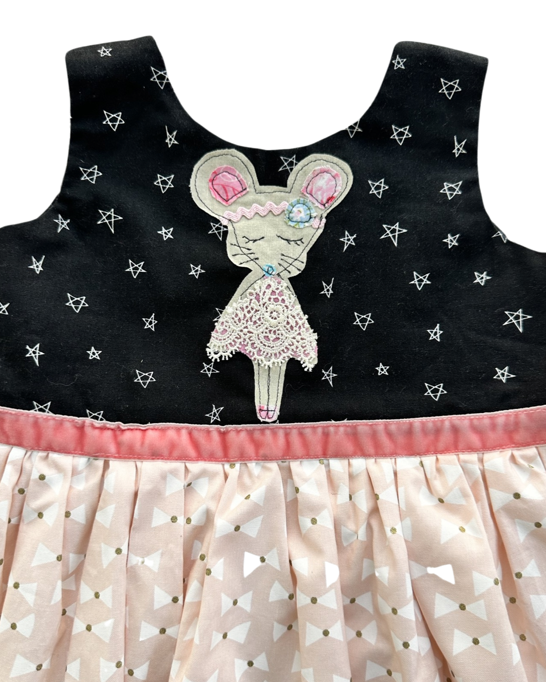 2T Toddler Girl Poppy Whitaker Ballerina Mouse Boutique Dress