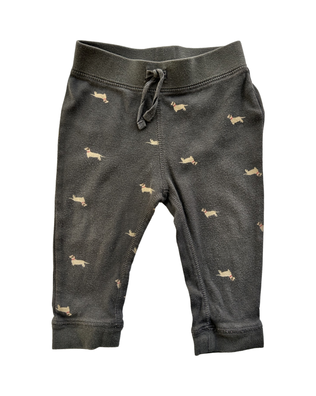 12M-18M Baby Boy Old Navy Gray Dauschhound Dog Joggers