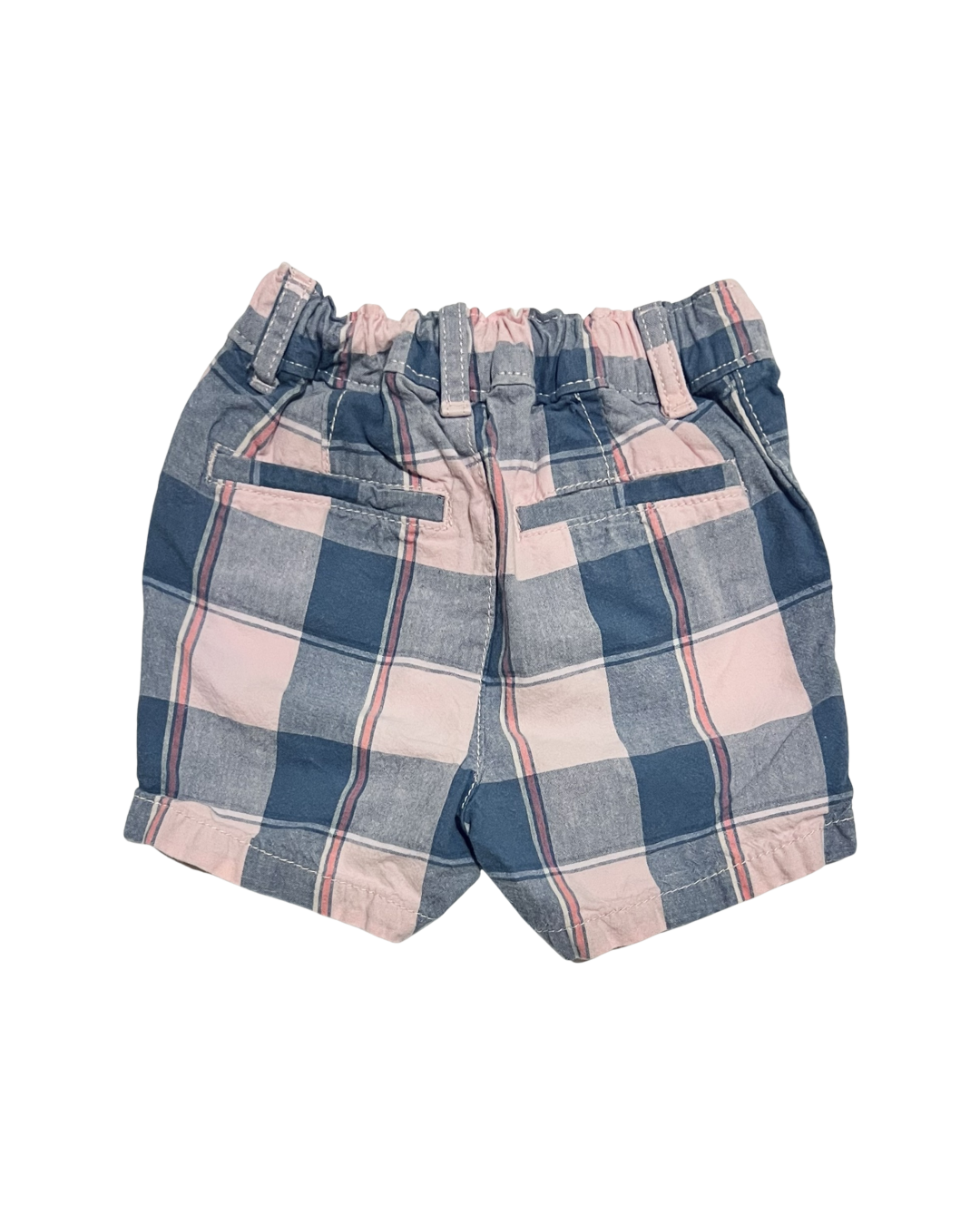 9M-12M Baby Boy Plaid The Childrens Place Chino Shorts