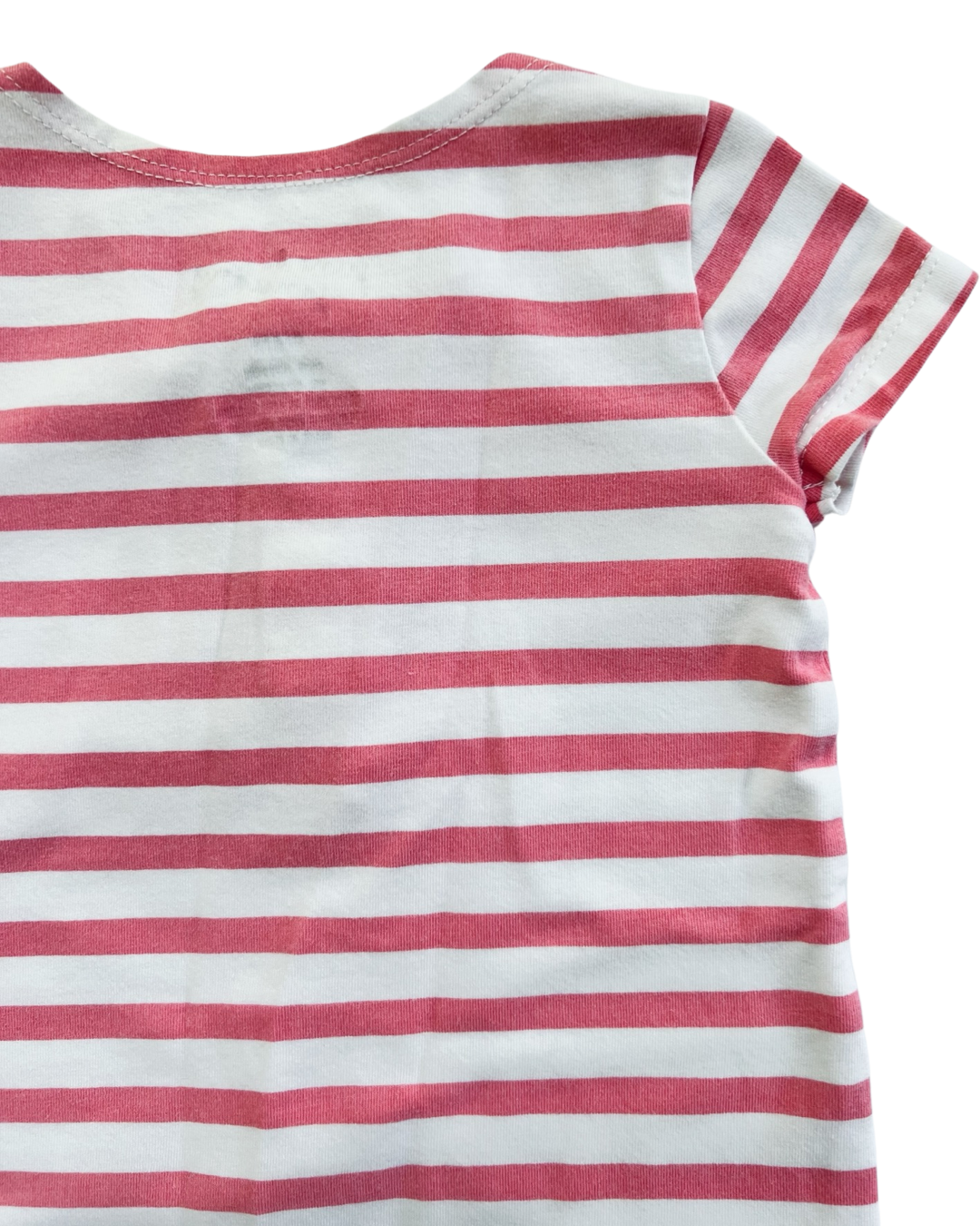 0-6M Baby Girl June & January Pink Striped Romper