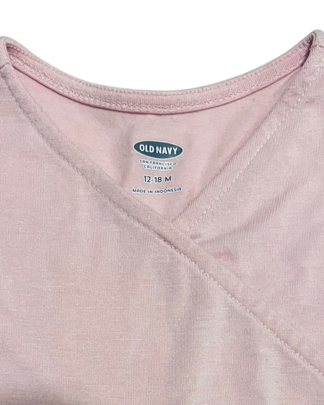 12M-18M Baby Girl Old Navy Pink Ballerina Style Faux Wrap Dress