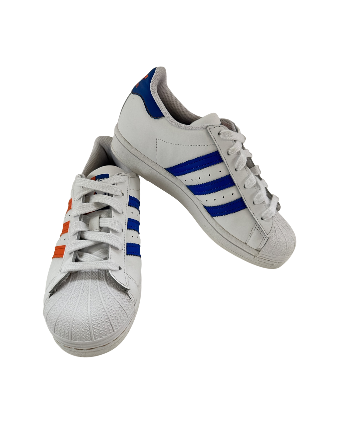 Men's Size 4 Adidas Superstar Retired Color Orange and Blue Blippi She –  myprelovedclothingco