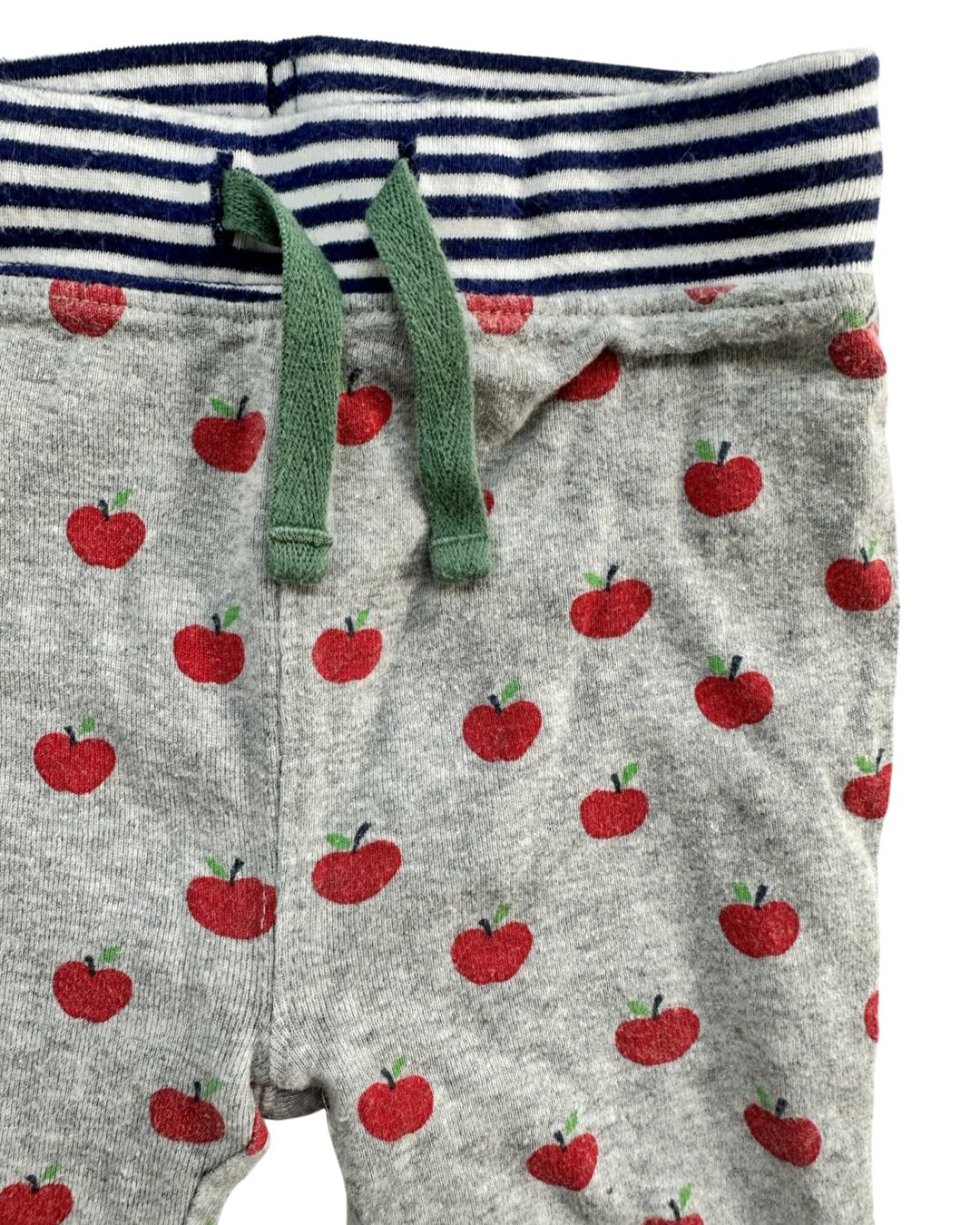 6M-12M Baby Boy Baby Boden Reversible Apple / Striped Joggers