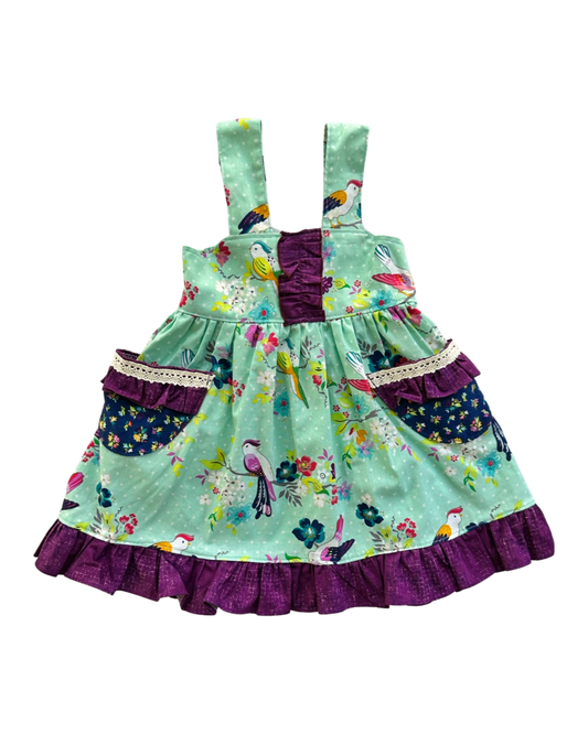 2T Toddler Girl Best Dress Ever Boutique Bird Dress