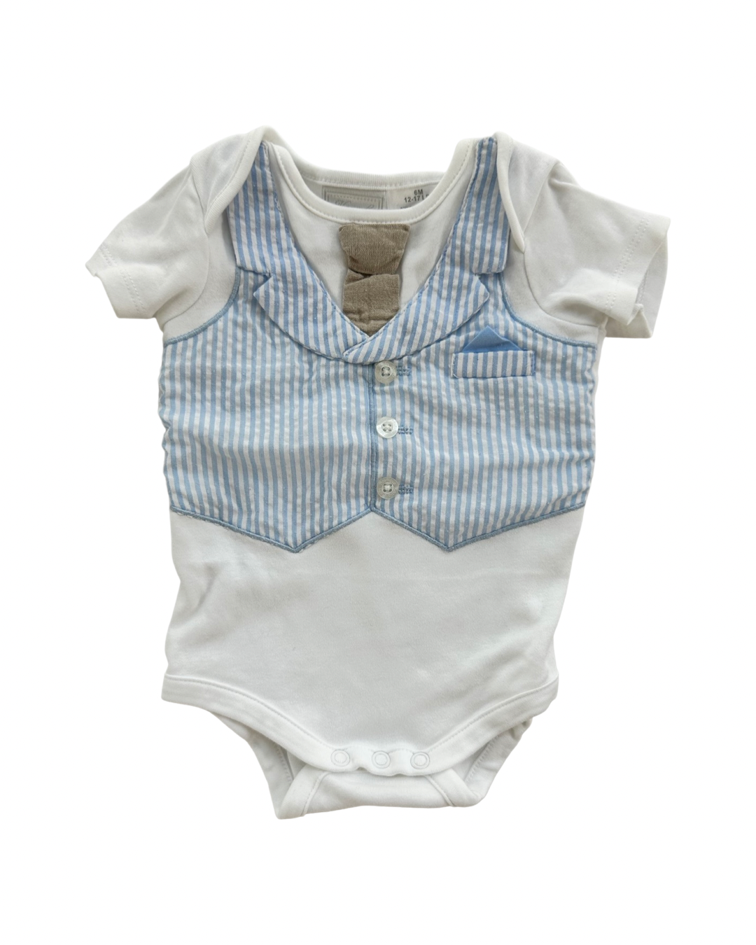 6M Baby Boy Koala Baby Boutique Tie / Vest Onesie