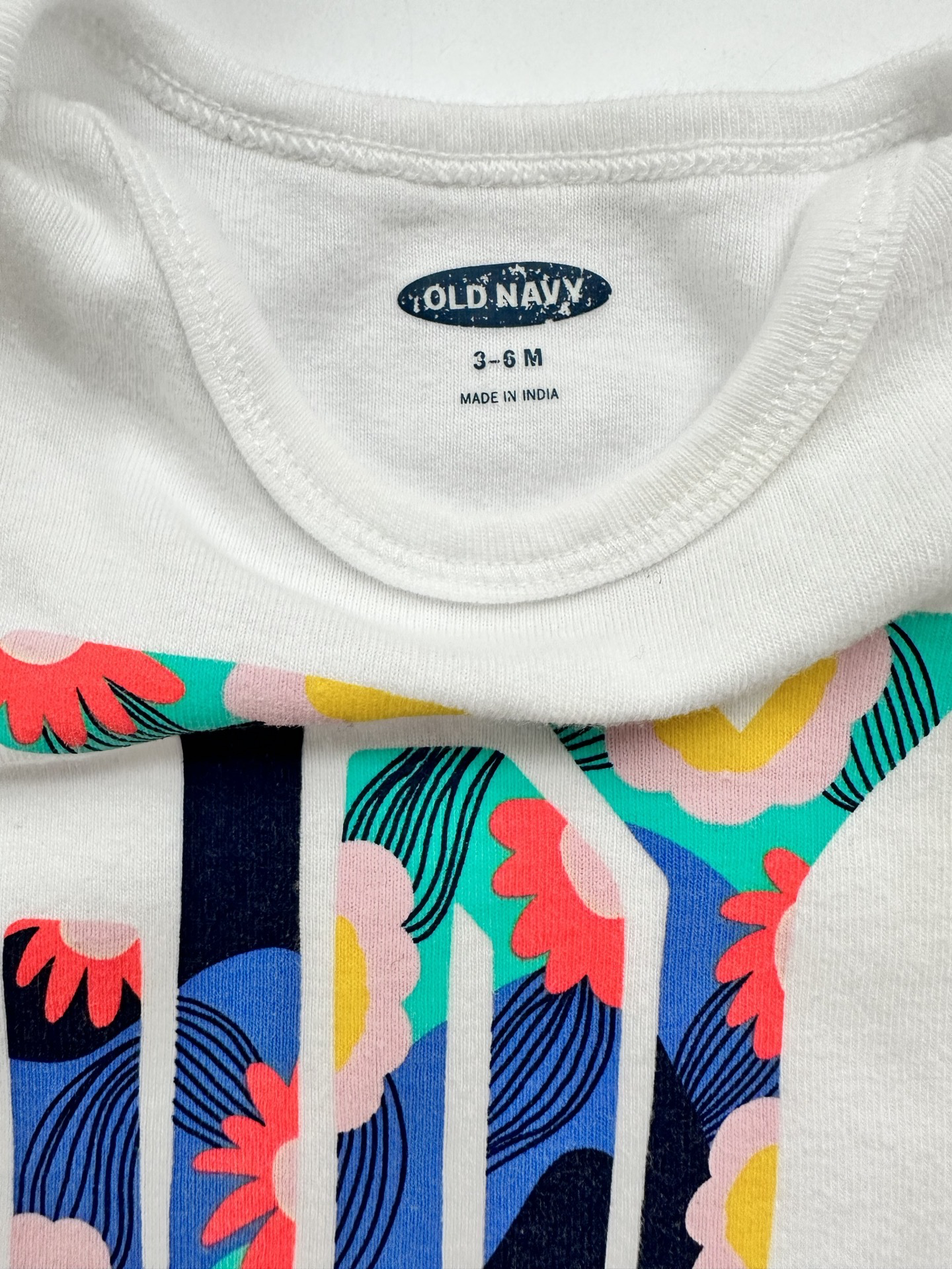 3-6M Baby Girl Old Navy Joy Onesie