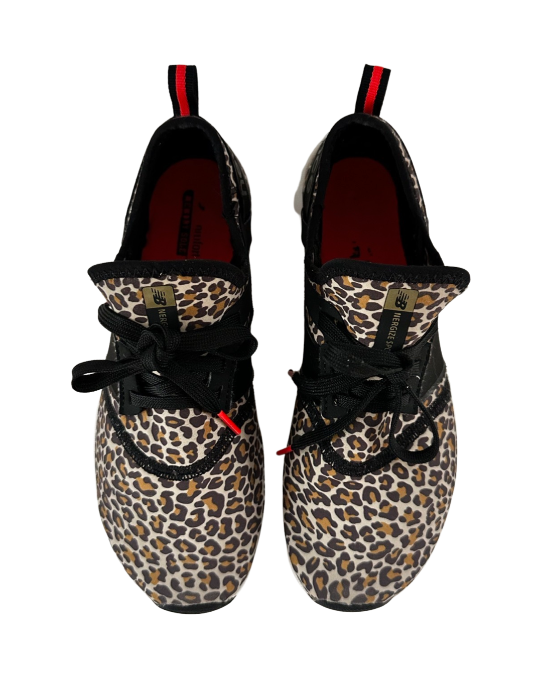 Women’s Size 7 Leopard  New Balance Nergize RevLite Sneakers Shoes